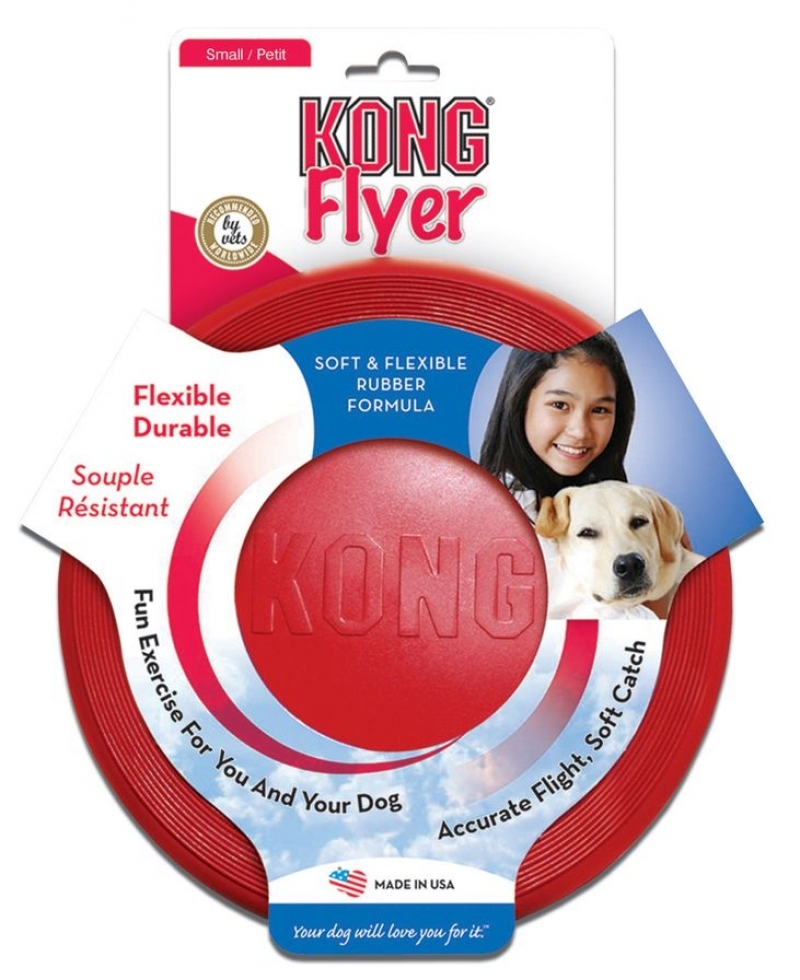 KONG Flyer Classic rotaļlieta suņiem, 18cm - Produkta attēls 2