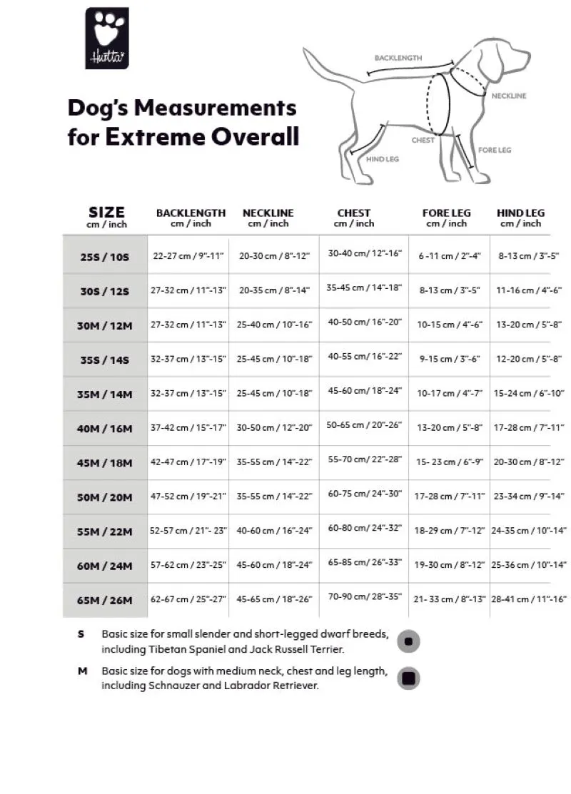 HURTTA Extreme kombinezons 30S, melns - Produkta attēls 5