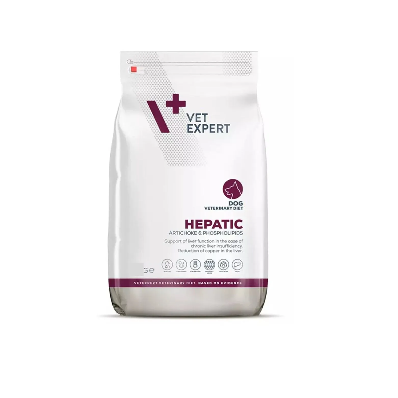 VetExpert 4T VD Hepatic sausā barība suņiem 300G - Produkta attēls 2